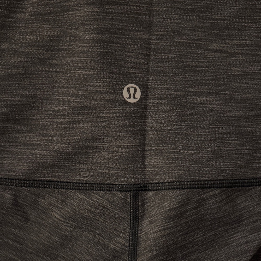 High-Waisted Grey Lululemon Leggings - Picture 3 of 3